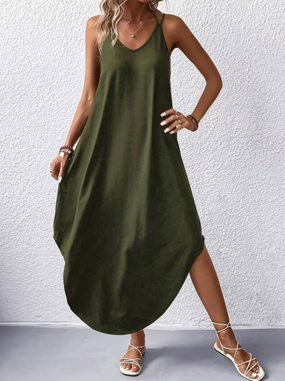 Zavando | Strand Sommerkleid | Midi