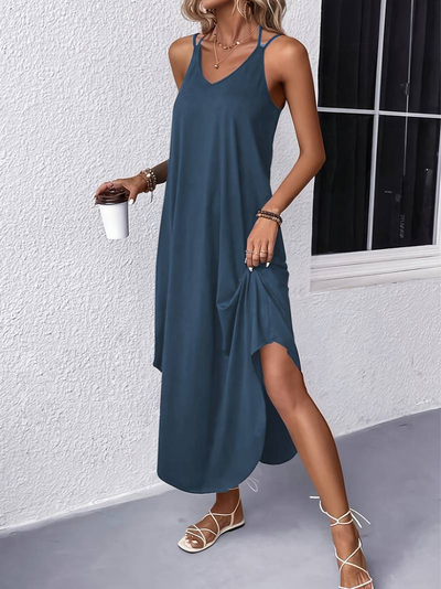 Zavando | Strand Sommerkleid | Midi