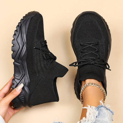 Damen Schnür Lässige Lauf Fitness Schuhe | Sport