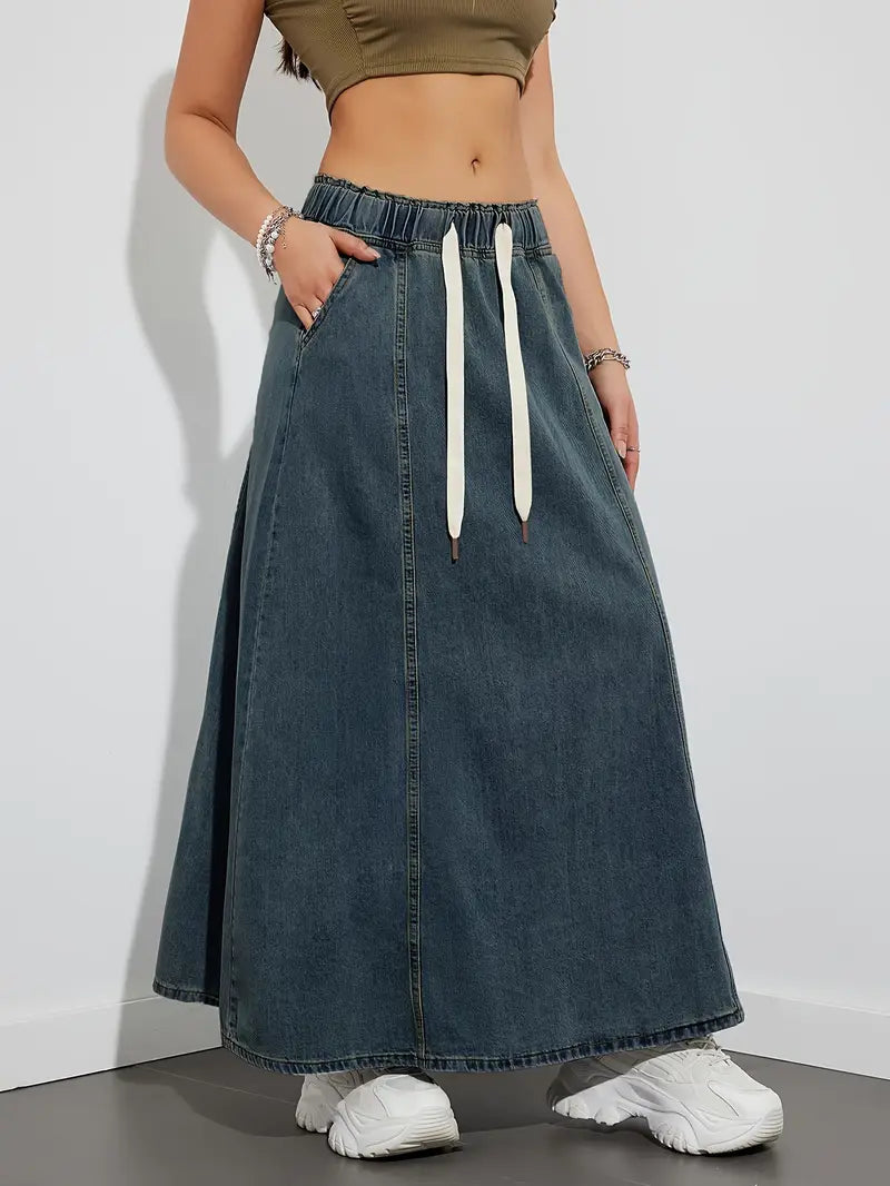 Zavando – Maxi-Jeansrock