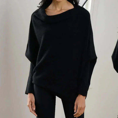 Warmer Langarmpullover Für Damen | Asymmetrisch