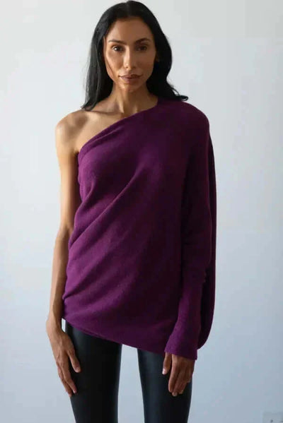 Warmer Langarmpullover Für Damen | Asymmetrisch