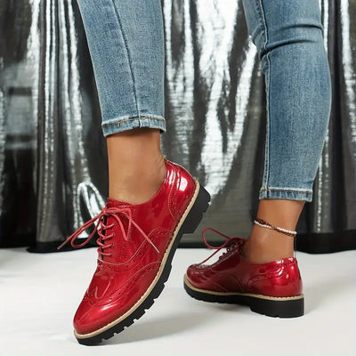 Damenschuhe Im Vintage Stil | Schnürschuhe