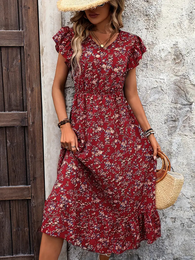 Zavando | Festliche Sommerkleid | Midi