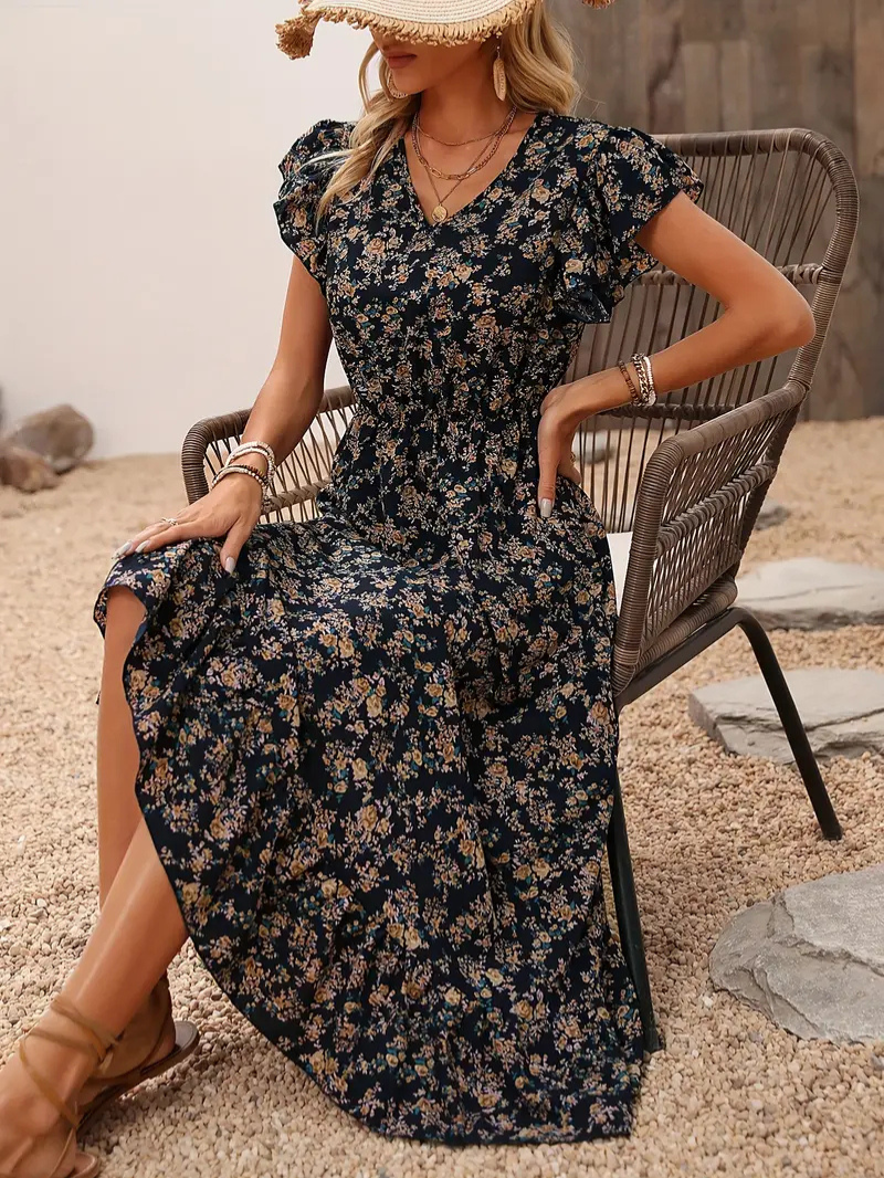 Zavando | Festliche Sommerkleid | Midi