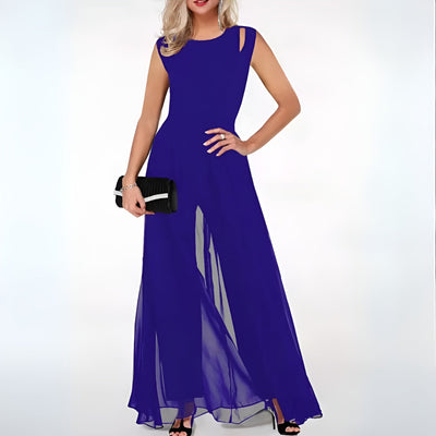 Ärmelloser Jumpsuit Mit Weitem Bein Für Damen | Sommer