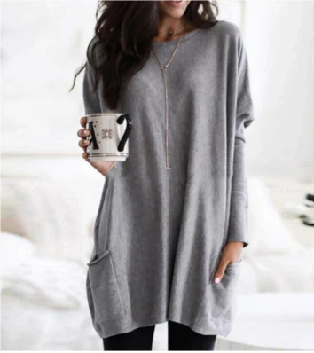 Übergroßer Langarmpullover Für Damen | Warm
