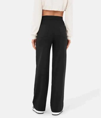 Zavando - Elastische Freizeithose mit hoher Taille