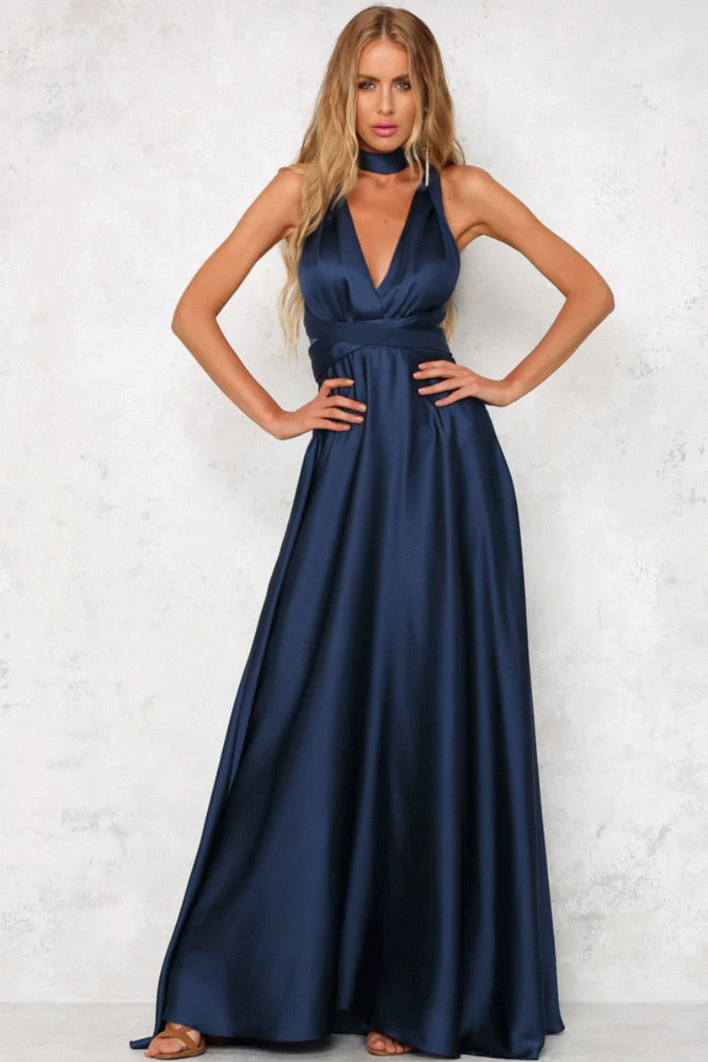 Zavando | Hochzeitsgast Kleid Festliche | Maxi