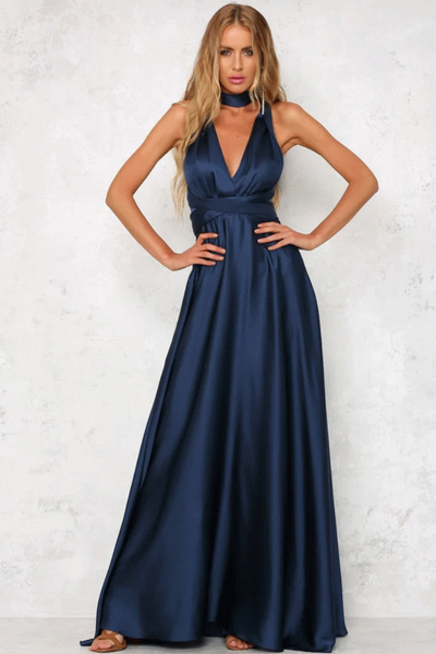 Zavando | Hochzeitsgast Kleid Festliche | Maxi