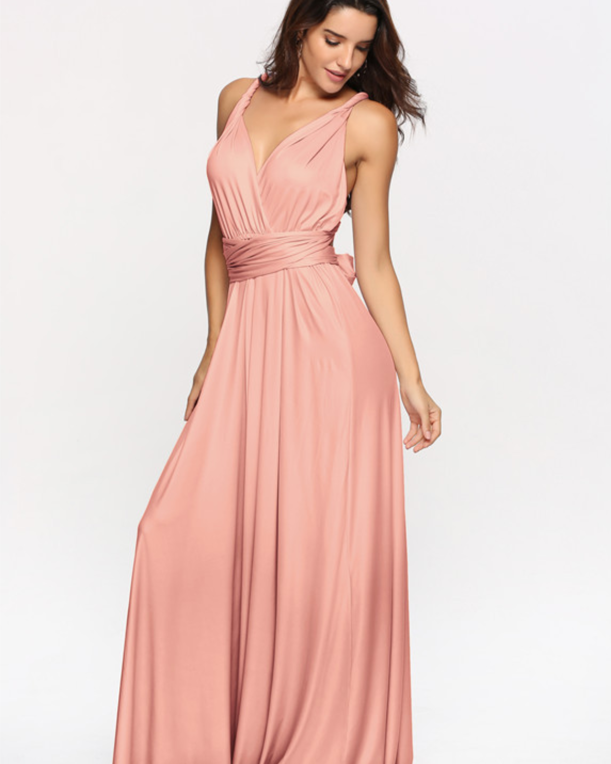 Zavando | Hochzeitsgast Kleid Elegante | Maxi