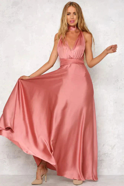 Zavando | Hochzeitsgast Kleid Festliche | Maxi