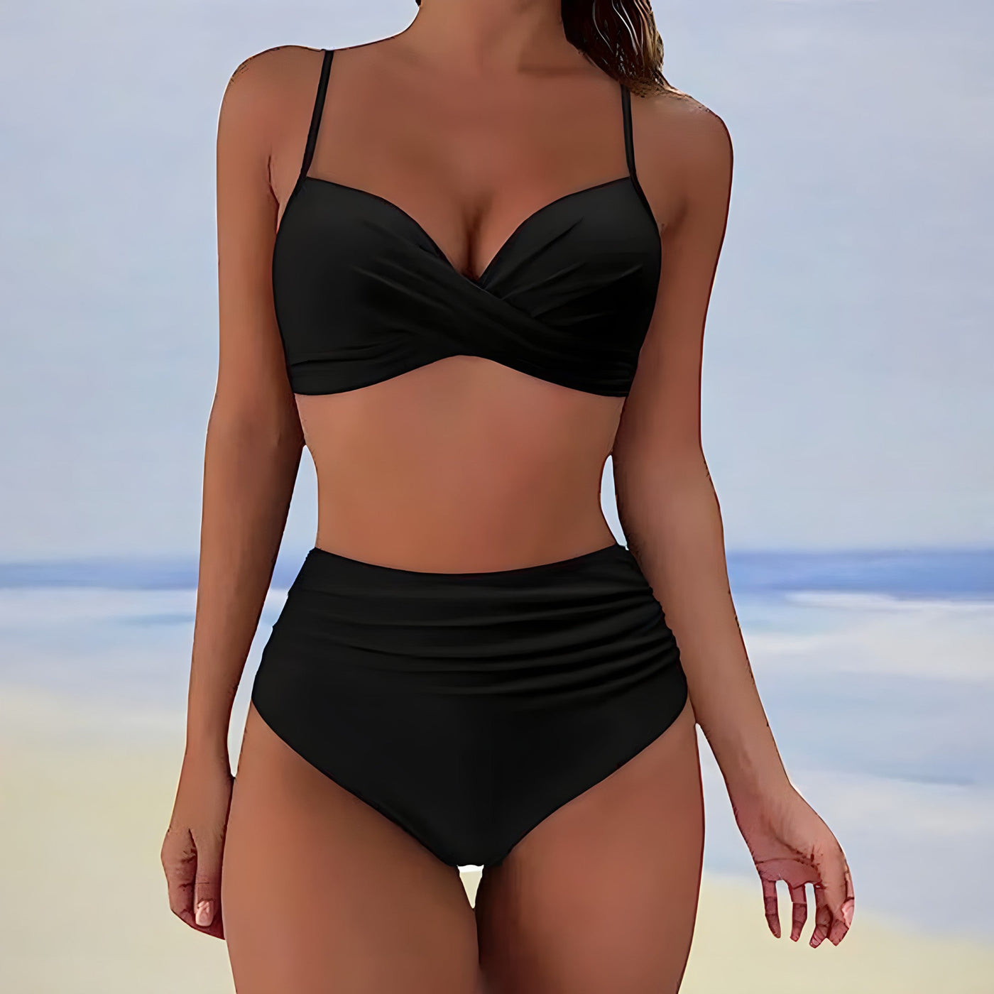 Zweiteiliges Bikini Set Für Den Sommer Für Damen | Hohe Taille