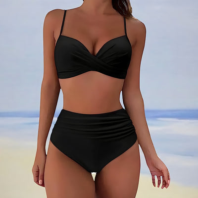 Zweiteiliges Bikini Set Für Den Sommer Für Damen | Hohe Taille