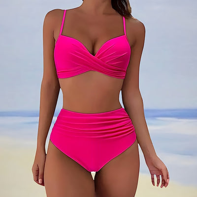 Zweiteiliges Bikini Set Für Den Sommer Für Damen | Hohe Taille