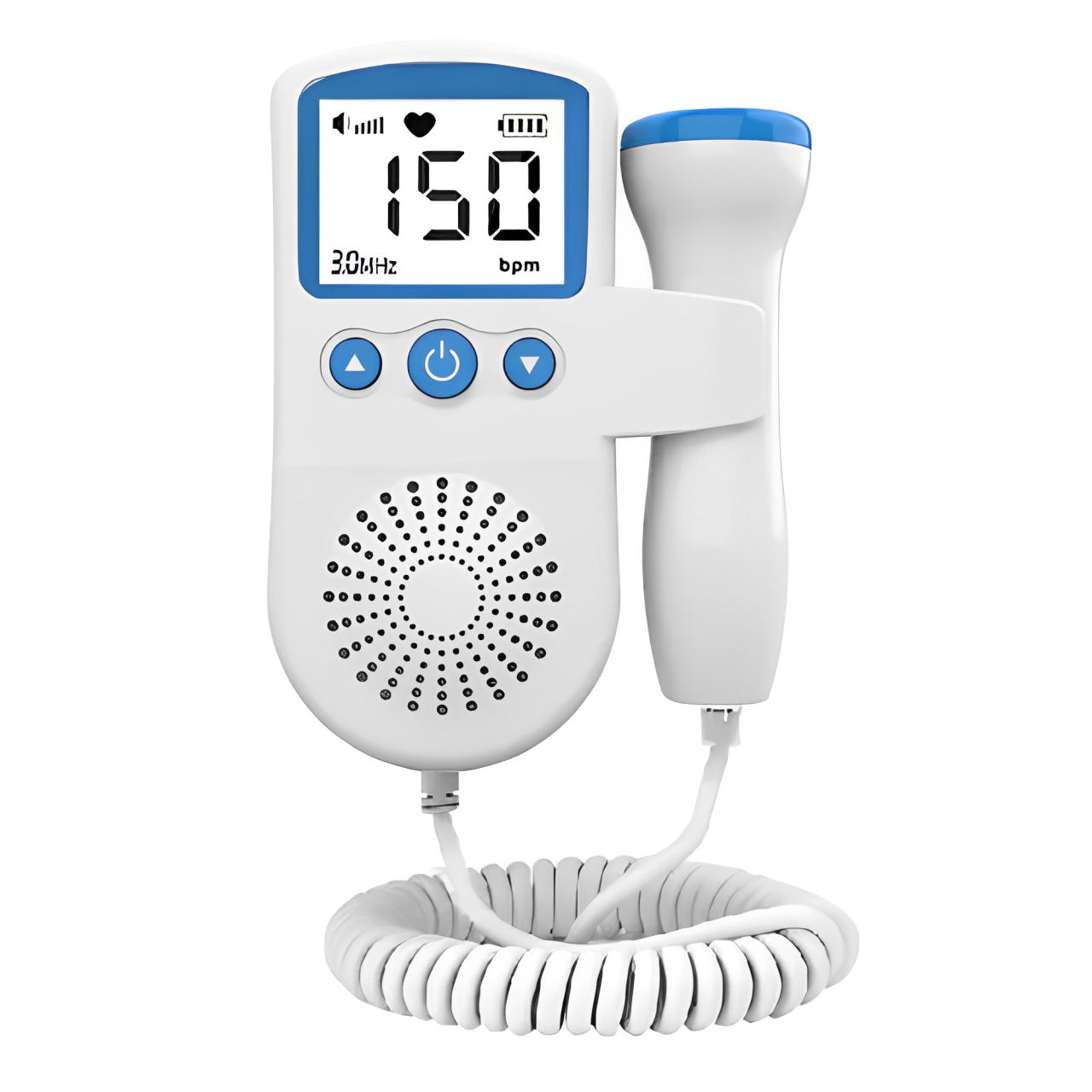 Fötales Doppler-Herzfrequenzmonitor Heimschwangerschaft Baby fetale Herzfrequenz Sounddetektor