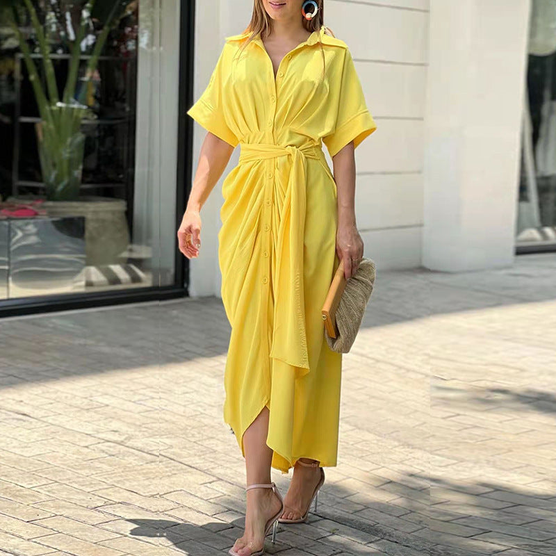 Zavando - Stilvoll lässig langes Kleid