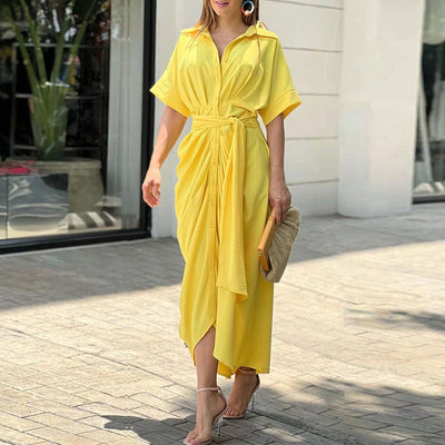 Zavando - Stilvoll lässig langes Kleid