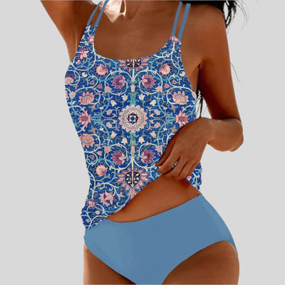 Zavando | Damen Leichte Tankini | Satz