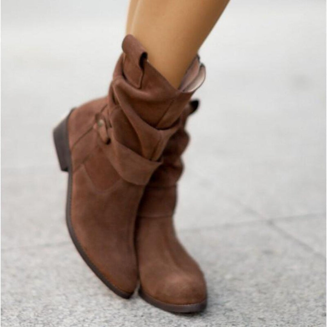 Zavando | Damen Eleganter Stiefelette | Bequem
