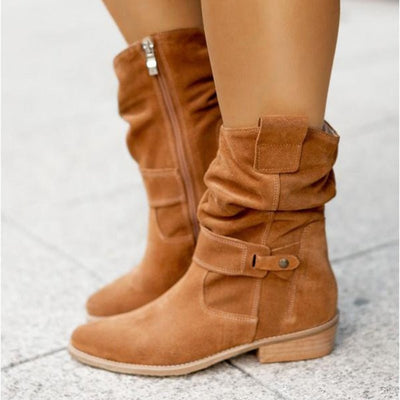 Zavando | Damen Eleganter Stiefelette | Bequem