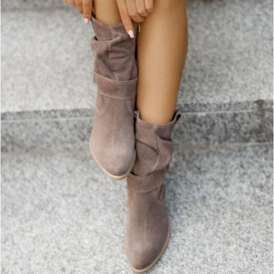 Zavando | Damen Eleganter Stiefelette | Bequem
