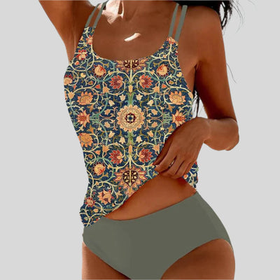 Zavando | Damen Leichte Tankini | Satz