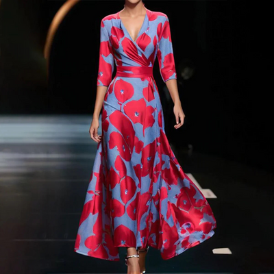 Zavando | Italienische Kleid | Maxi