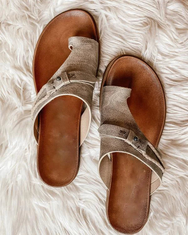 Zavando – Stilvolle Slip-On-Ledersandalen