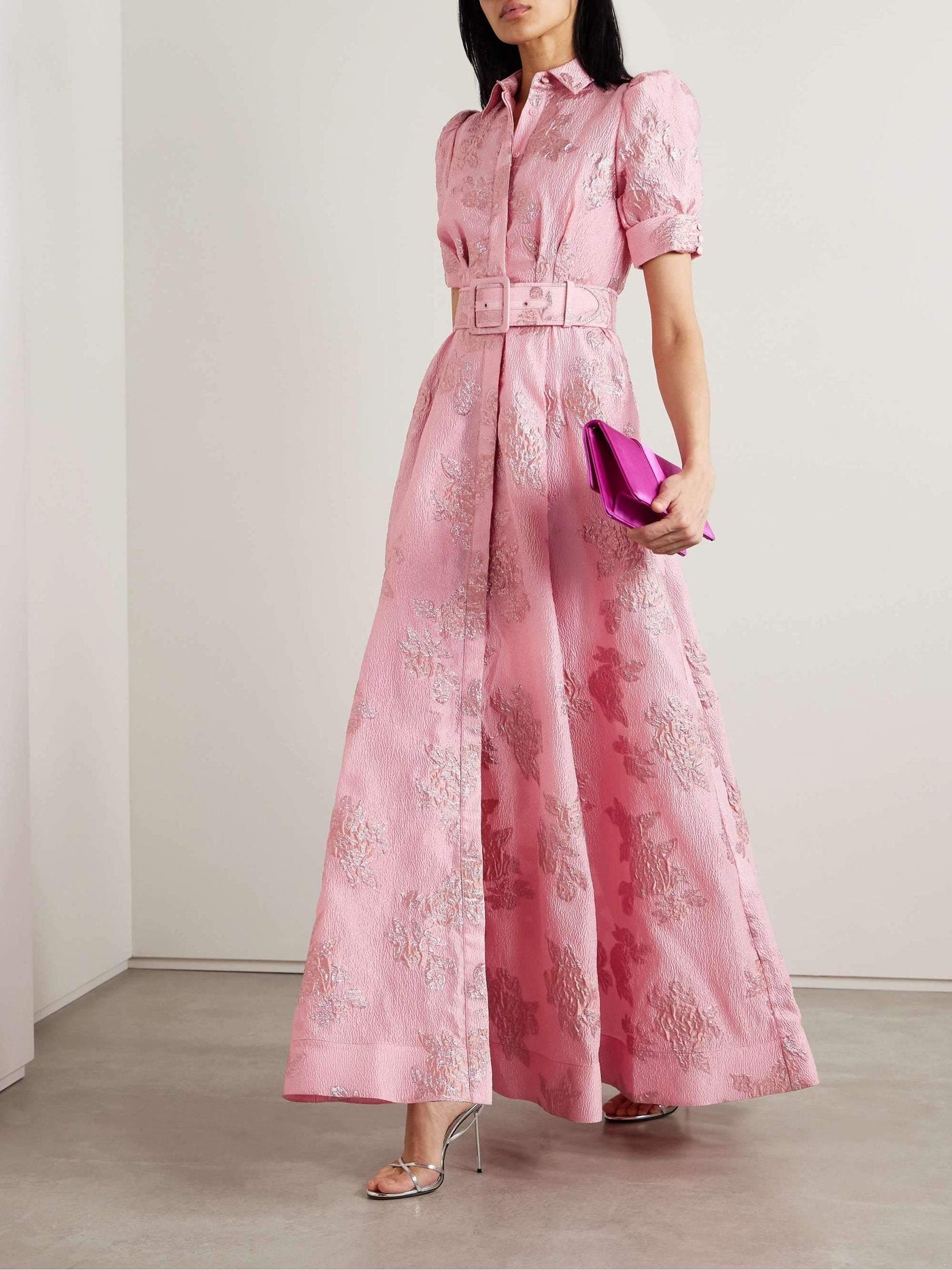 Atemberaubendes Kleid Mit Gürtel Für Damen | Maxi