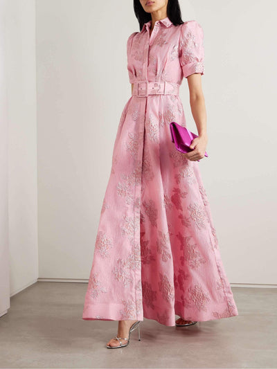 Atemberaubendes Kleid Mit Gürtel Für Damen | Maxi