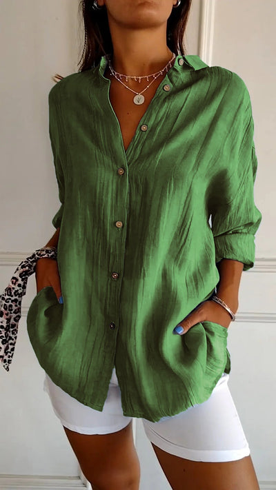 Damen Button Down Hemd | Sommer