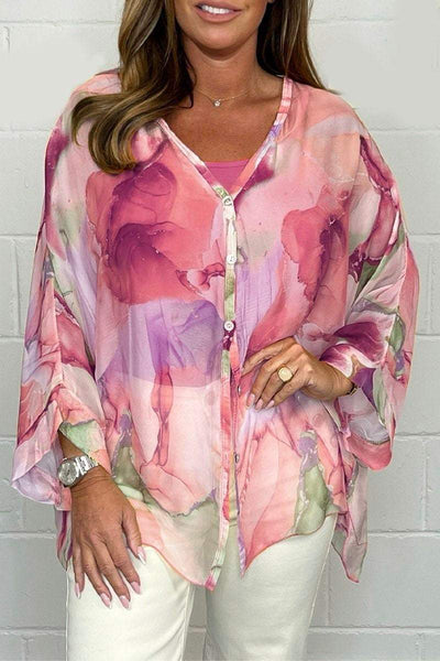 Bluse Mit Blumenmuster Für Damen | Sommer