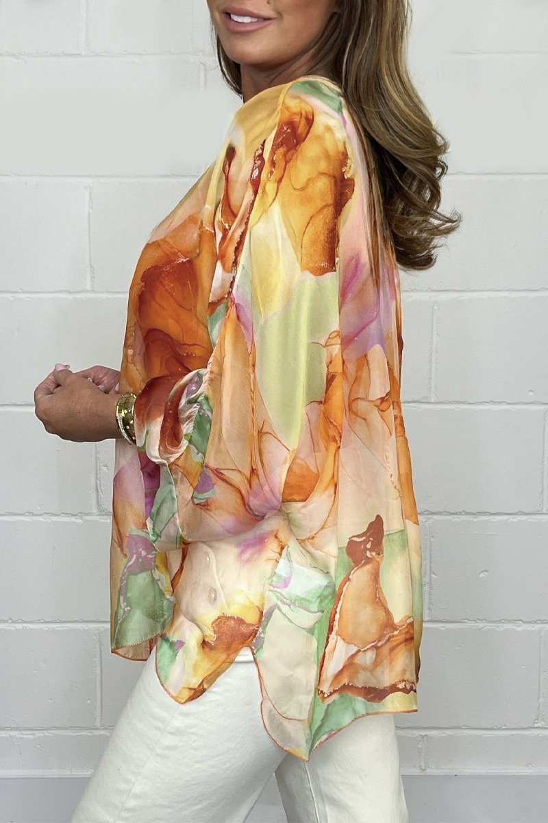 Bluse Mit Blumenmuster Für Damen | Sommer