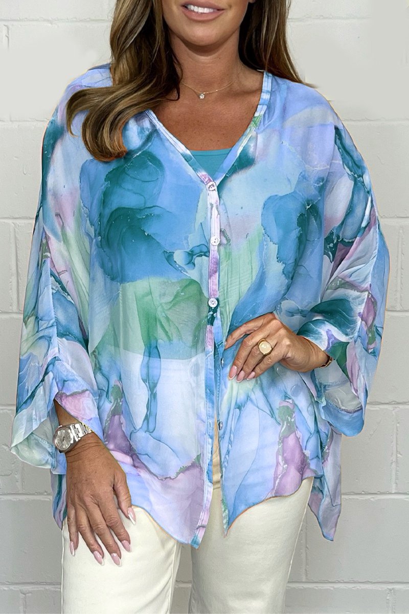 Bluse Mit Blumenmuster Für Damen | Sommer