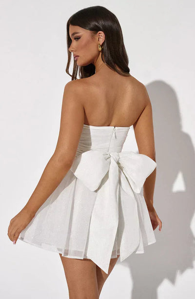 Zavando – Sexy trägerloses Minikleid