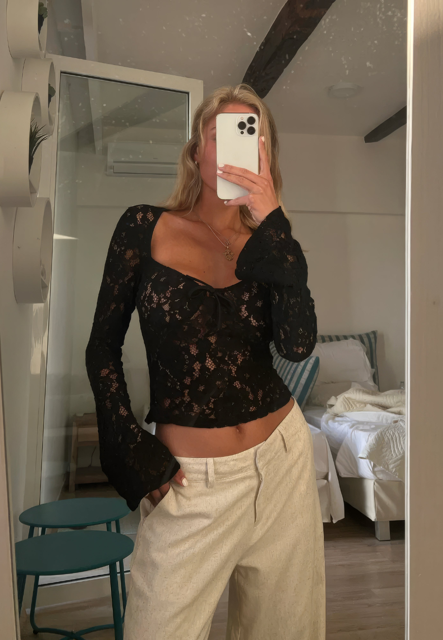 Zavando | Damen Langarm Oberteile | Elegant Top