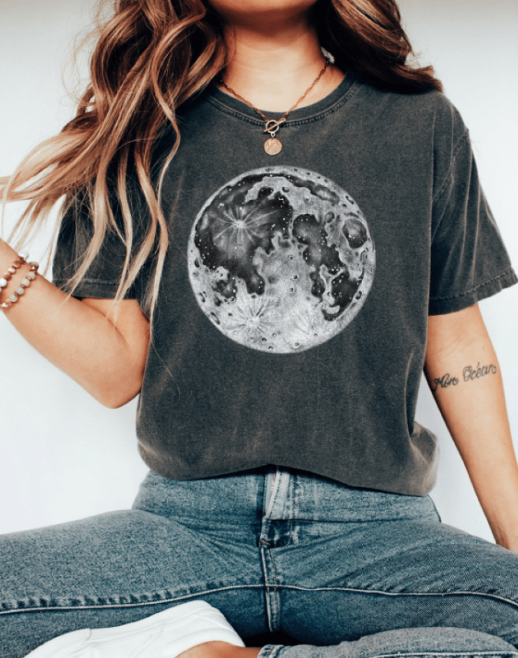 Zavando - Damen T-Shirt Astronomie Weltraum
