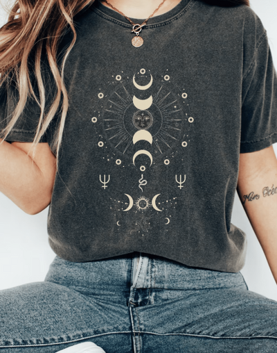 Zavando - Damen T-Shirt Astronomie Weltraum