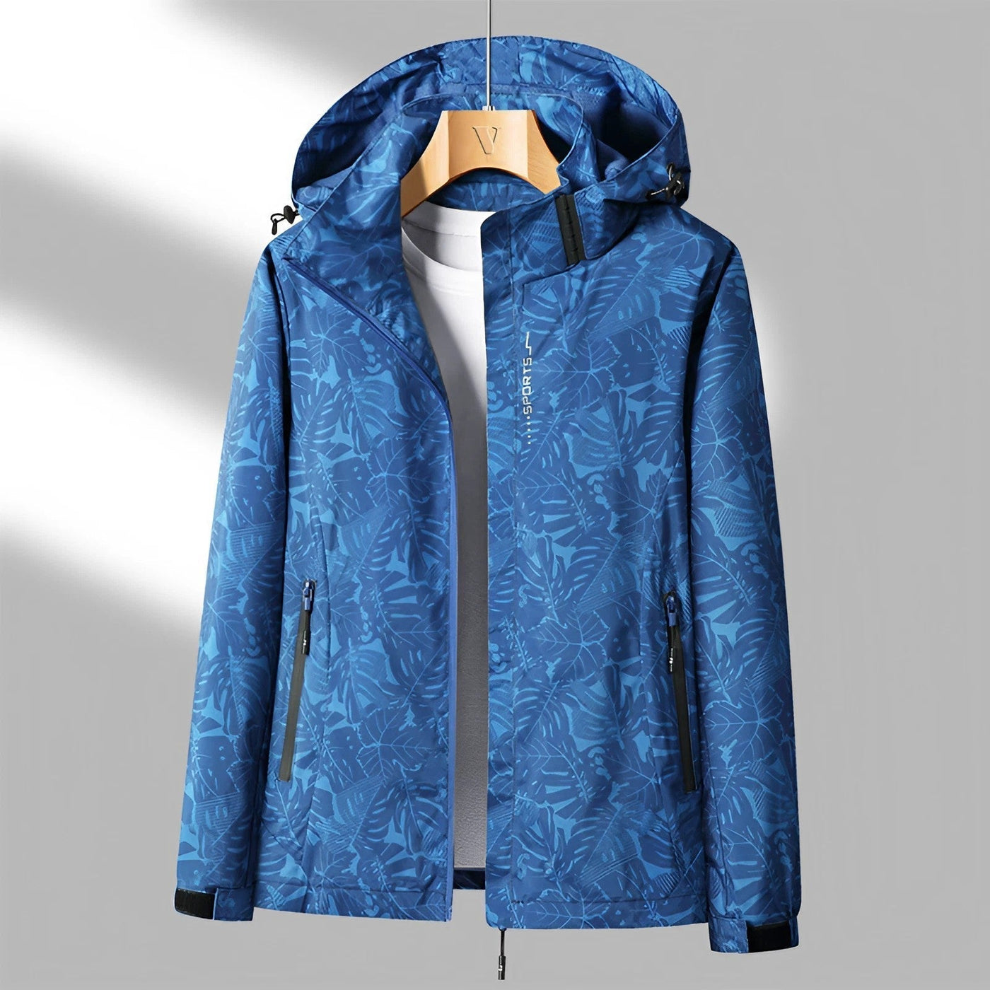 Damen Kapuzenjacke Mit Reißverschluss | Wasserdicht