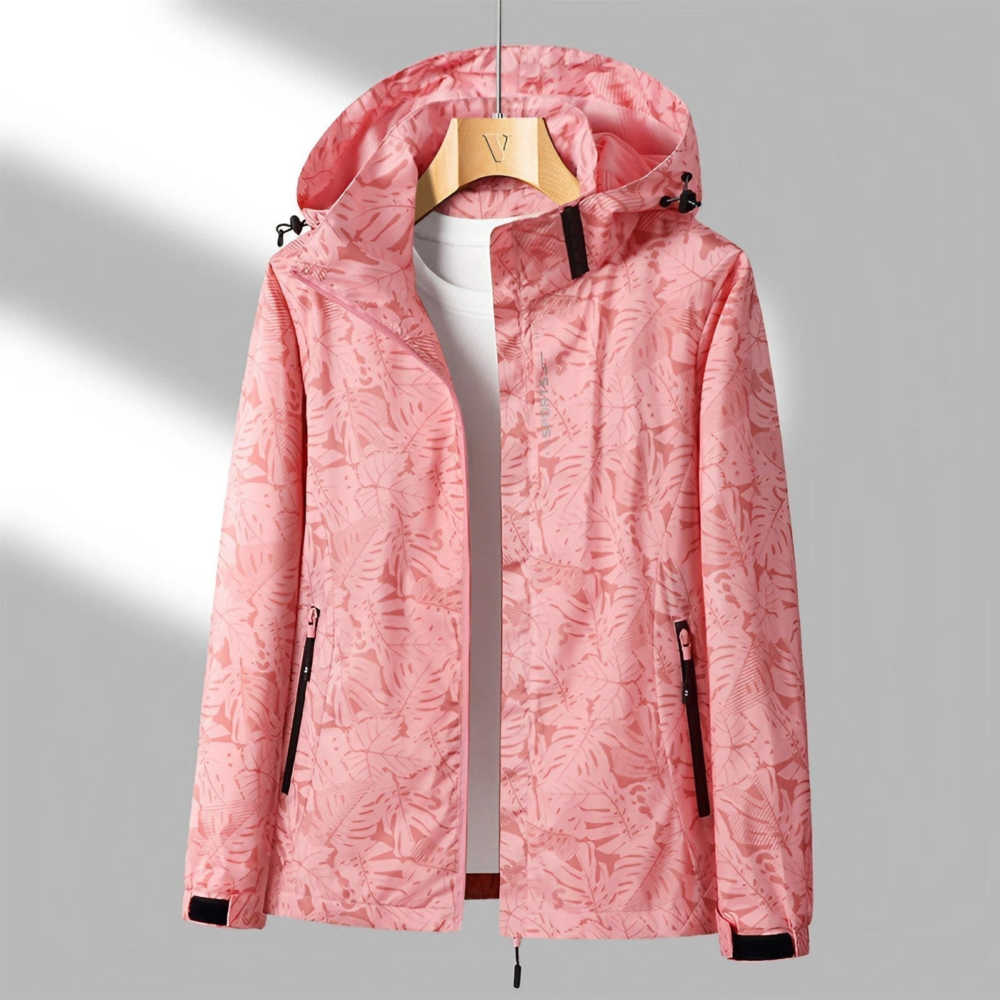 Damen Kapuzenjacke Mit Reißverschluss | Wasserdicht