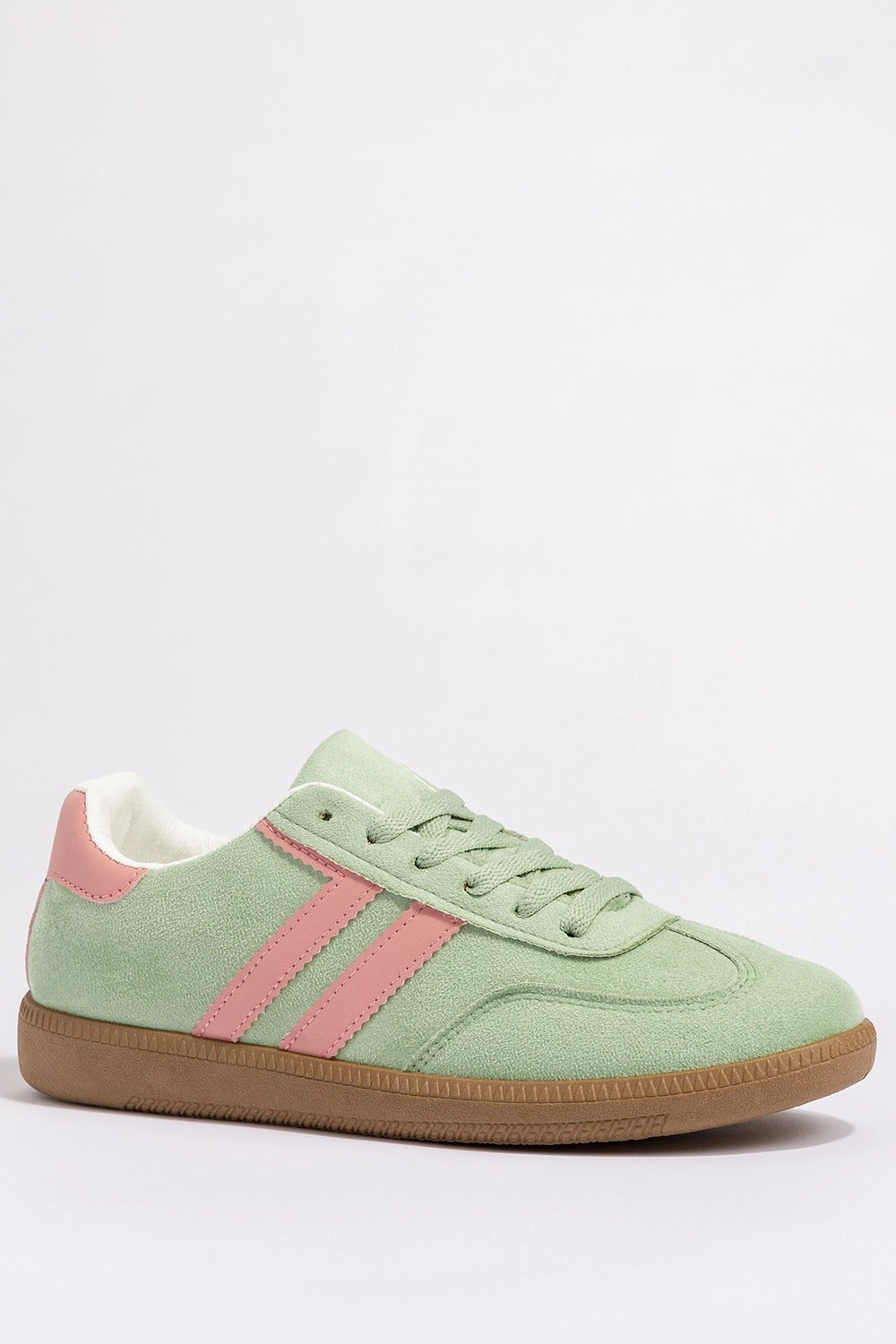 Zavando Retro-Sneakern in Mintgrün