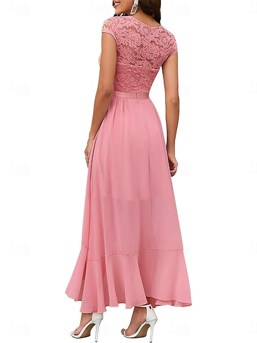 Zavando –✨ Glitzerndes V-Ausschnitt Partykleid ✨