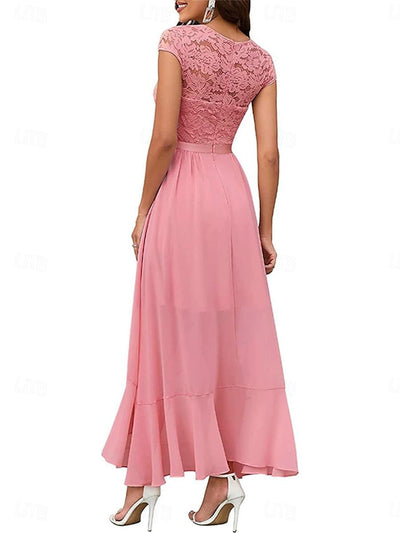 Zavando –✨ Glitzerndes V-Ausschnitt Partykleid ✨