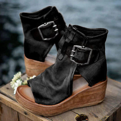 Sandalen Im Boho Stil Für Damen | Keilabsatz