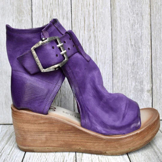 Sandalen Im Boho Stil Für Damen | Keilabsatz