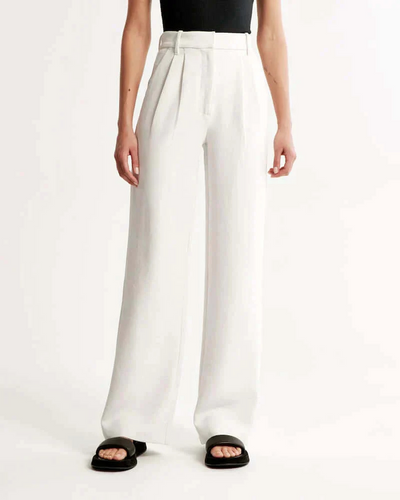Zavando | Damen Schwarz Weite Hose | Elegant