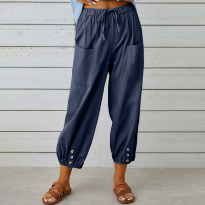 Zavando | Damen Sommer Hose | Leichte