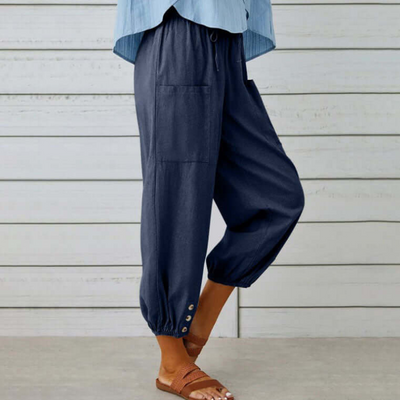 Zavando | Damen Sommer Hose | Leichte