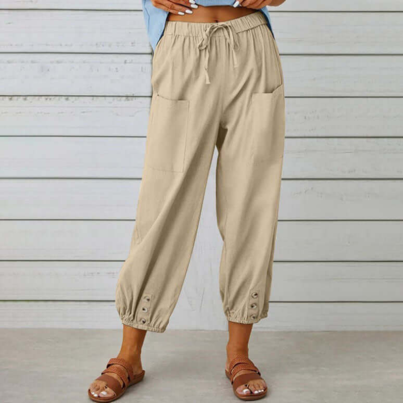 Zavando | Damen Sommer Hose | Leichte